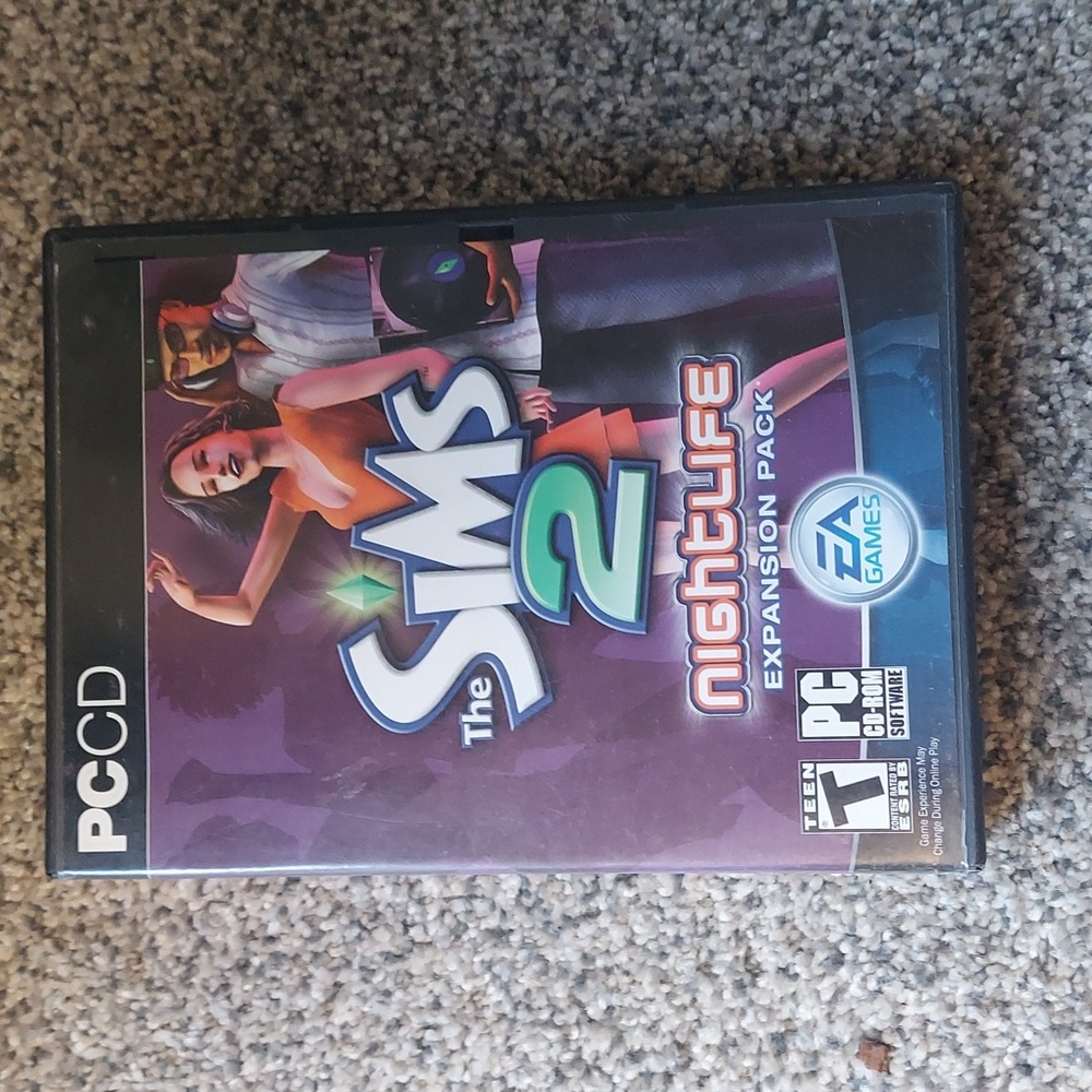 The Sims 2 nightlife expansion pack for PC